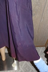 VTG 40s 50s ALDENS FADED PURPLE TAFFETA A-LINE FLIRTY SKIRT 22 1/2″ HIGH WAIST