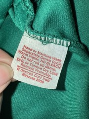 Vintage Evelyn Pearson Green Velour House Coat Zip & Tie Close Mad Men Retro 70s