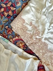Lot of 3 Vintage 1930s Silk Satin Lace Hand Sewn Tap Shorts 1920s Size M