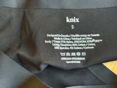 KNIX Small BLACK Stretch Essential No Show Bikini Panties #656
