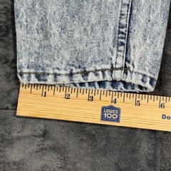 VTG Jordache Basics Acid Wash High Waisted Mom Jeans Made in USA Size 14 28×31