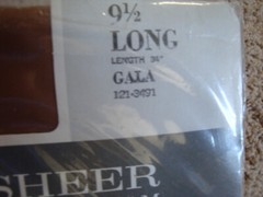 Vintage 9 1/2 Long Service Sheer Fine Seam Stockings Length 34″ Gaymode 1960’s
