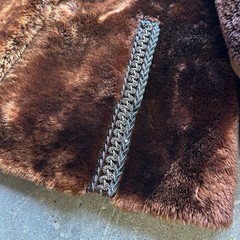 Vintage Annis Furs Brown Sheared Fur Coat Bradshaw Diehl 1950s Rare