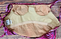 NWOT Vintage JAG Purple/Pink Palm Leaves One-Piece Swimsuit Size 6