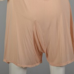Medium 1930s Teddy Pink Step-in Vintage Slip Lingerie Boudoir Deadstock Knit