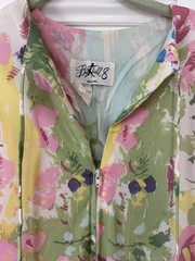Vtg 70s Butterfield 8 Floral Maxi Kaftan Muumuu Dress Retro Boho Caftan Small