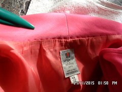E. HUNGARIAN VINTAGE ORIGINAL suit 80s skirt + wool/viscose jacket size 48/14