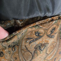 Vtg NWT Deadstock Harve Benard Paisley Velvet Blazer 14 Brown Dark Academia