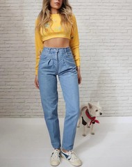 70s Chemin De Fer Jeans | 25 To 26 Waist | Vintage High Waist Blue Denim