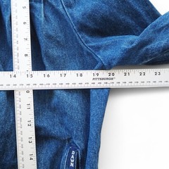 Dawn Import Vintage 80s Denim Distressed Snap Jacket Women’s M