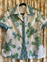Vintage 70s 80s Lot of 5 Shirts #3 Medium Large Flower Power Hippie Mod