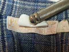 Vtg Pendleton Womans Jacket/Blazer Blue/Gray/Black Check 3/4 Sleeves Sz 4-6 EUC