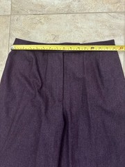 Vintage Evan Picone 3 Piece Suit Wool Mohair Purple Blazer Skirt Pants Size 16