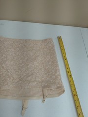 Vintage Crown-nette Open Bottom Girdle With Garter Size 8X/46