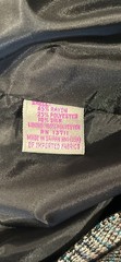 VTG Amanda Smith Gray Glen Plaid Check Tweed Blazer Shoulder Pads Sz 14