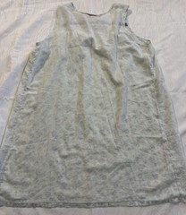 Vtg Just for Women Blue Floral Sheer Lace Nightgown Cottagecore Sleepwear 80’s