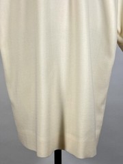 Vintage 1980’s Ivory wool crepe oversize shirt dress by SANDRA OW-WING for NR1