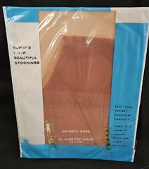 Vintage 1950/1960s Sheer Seamless Beautiful Stockings Nylons 10 1/2-11 Lingerie