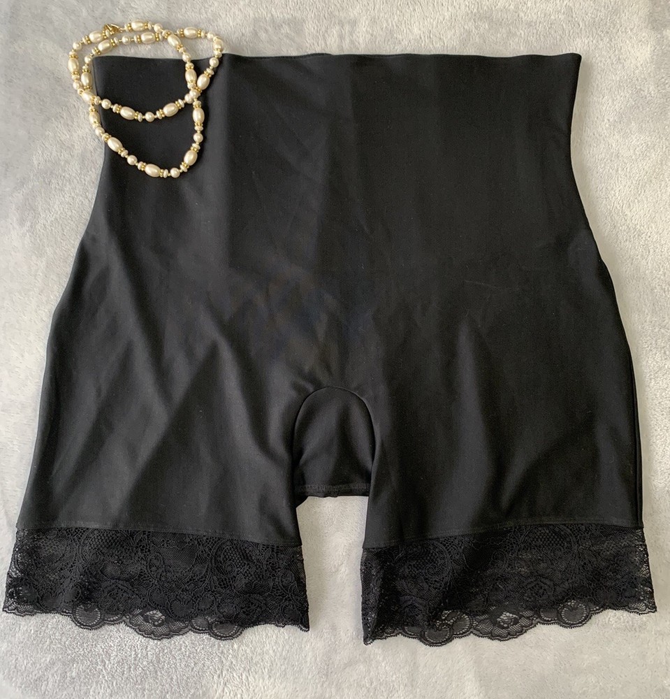 Yummie Shapewear 1X Long Leg Girdle Panty Shaping Slimming Hi Waist Panties