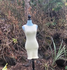 Vintage Hand Knitted Elegant Dress