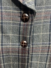 Vintage 90’s Y2K Phantom Gray Check Suit Women Skirt & Jacket Set