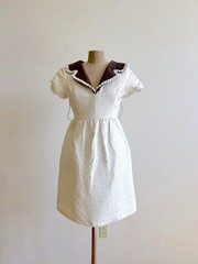 Elegant Oscar De La Renta 1960s Mini Dress Uptown 60’s Mad Men Chic sz XS