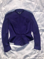 Vintage original sculptural Thierry Mugler Jacket. Model 1973