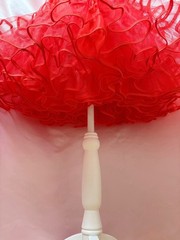 Vintage 50s Malco Modes Rockabilly Petticoat Tutu Ruffle USA Fairycore Coquette