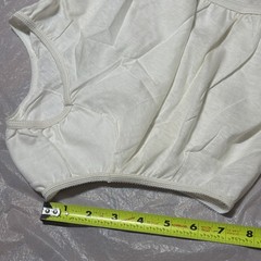 VTG Carole Lot of 3 Granny Panties Sz 7 White 100% Cotton Gusset USA Underwear