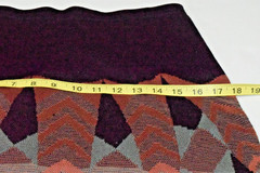 Vintage Skirt Peruvian Connection Size M 80s Pima Cotton Colorful Kaleidoscope