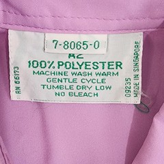 Vintage M Lilac Purple Ruffle Button Blouse Cut Out Flowers #1462