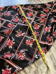 Vintage 1960s Aldens Fashions Womens Knee Length Floral Dress Small