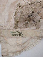 Antique Edwardian Evening Bodice Leonard O’Neill with Gold Metallic Embroidered