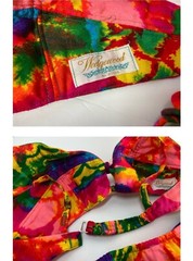 VTG 1960’s Psychedelic Tie Dye Bikini Swimsuit Handmade By Wedgewood No Size Tag