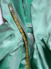 Vintage 50’s Harry Keizer Mint Green Fit Flare Short Sleeve Dress Size 10