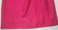 Vintage 70s Silvia Ann Pink Sheath Dress Womens Size 10 Knee Length Flowers