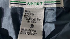 Westbound Sport Vintage Small 100% Silk Lining 100% Poly Windbreaker Track Suit