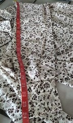 Vintage MILLER WESTERN WEAR Brown Floral Long Sleeve Shirt Womens Pearl Snap