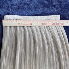 Vintage Jeanne Marc Pleated Maxi Pull On Skirt M 12/14 Gold Shimmer Plisse USA