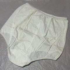 VTG Carole Lot of 3 Granny Panties Sz 7 White 100% Cotton Gusset USA Underwear