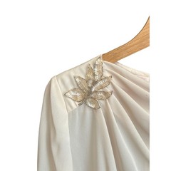 70s Henry Lee Petites Shift Dress Vintage Glam Old Hollywood Chiffon Cocktail