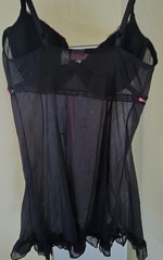 Enchanted Brand Vintage Y2K Plus Size Black & Pink Lingerie 22/24 Beautiful!
