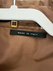 Gucci Vintage Tom Ford Era 2004 Silk Jacket Bronze Shantaug Runway Style Lg
