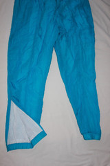 Vintage 90s Aviat Sportif lined Track Pants wind Blue Athletic Nylon med joggers