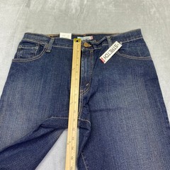 VTG Levis 550 Relaxed Boot Cut Jeans Women 14M Dark Wash Stretch Blue NWT Y2K