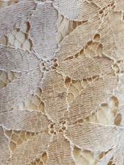 1960s Joan Lee of New York Pale Gold Lace Vintage Wiggle Dress Size S