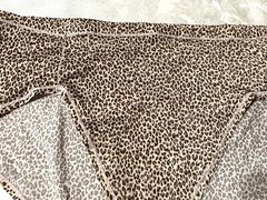 Vtg BALI 2846 Fit Your Curves Satin Full Coverage 2XL/9 Animal Print Panties