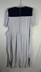 Vintage JBS Ltd Sailor Collar Long Dress USA Black White Check Size 8 45 Inch