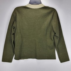 Moderno Knits Vintage 60s 70s Wool Butterfly Cardigan Shirt Skirt Set Womens 13