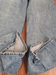 Vintage LEI baggy wide leg high rise jeans Y2K 90s l.e.i. light blue USA womens